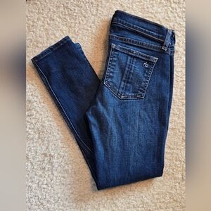 rag & bone Dark Blue Skinny Jeans